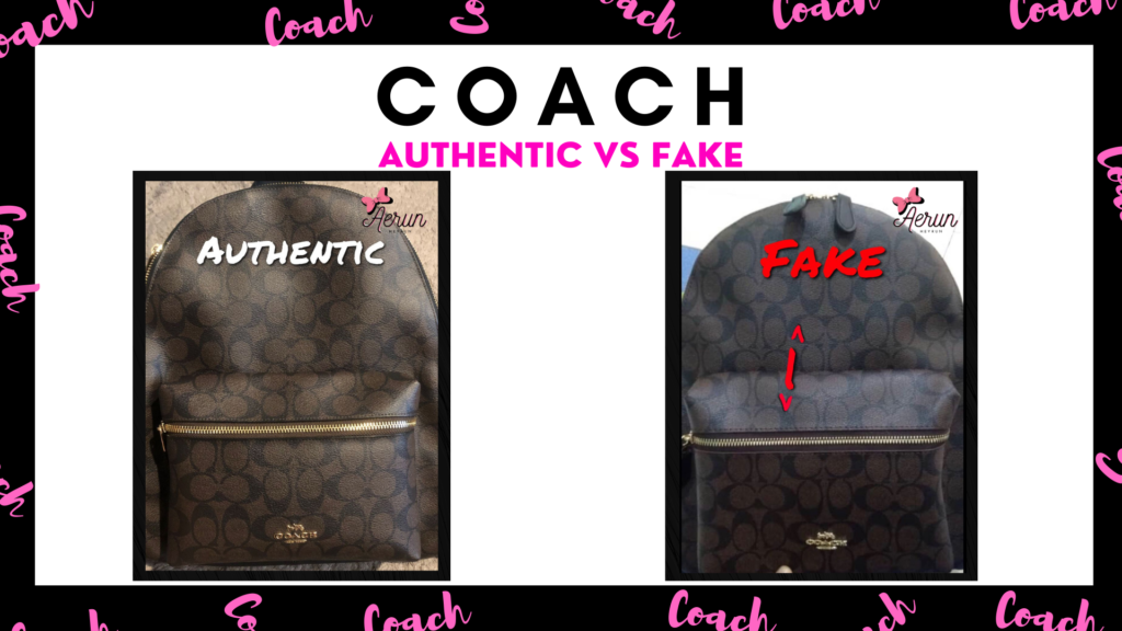 The difference between Fake & Authentic Coach Bags